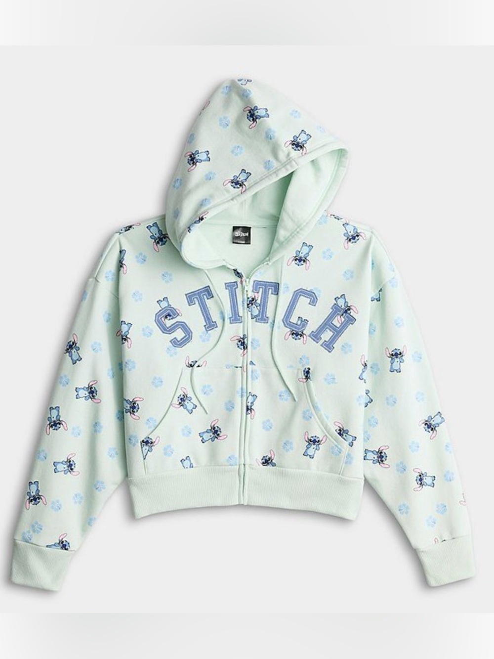 NWT Disney Stitch Full Zip Mint Hoodie
Fleece Juniors M Long Sleeve Cartoon
XL 💚